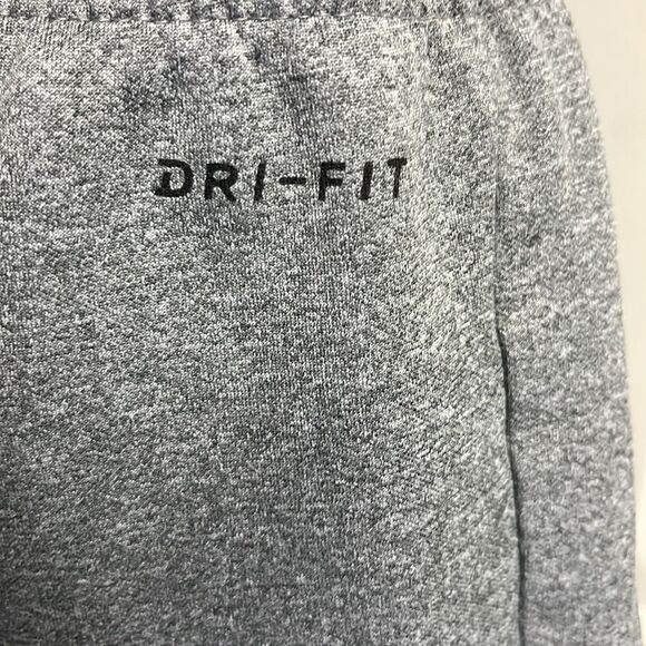 Nike Men’s Heather Gray Elastic Band w/ Drawstring & Pockets Sweatpants- Large - Picture 11 of 15